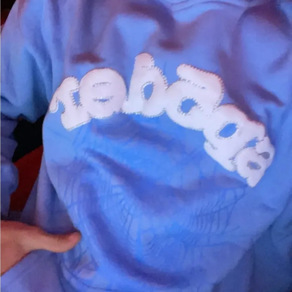 Velvet Blue Spider Worldwide Hoodie